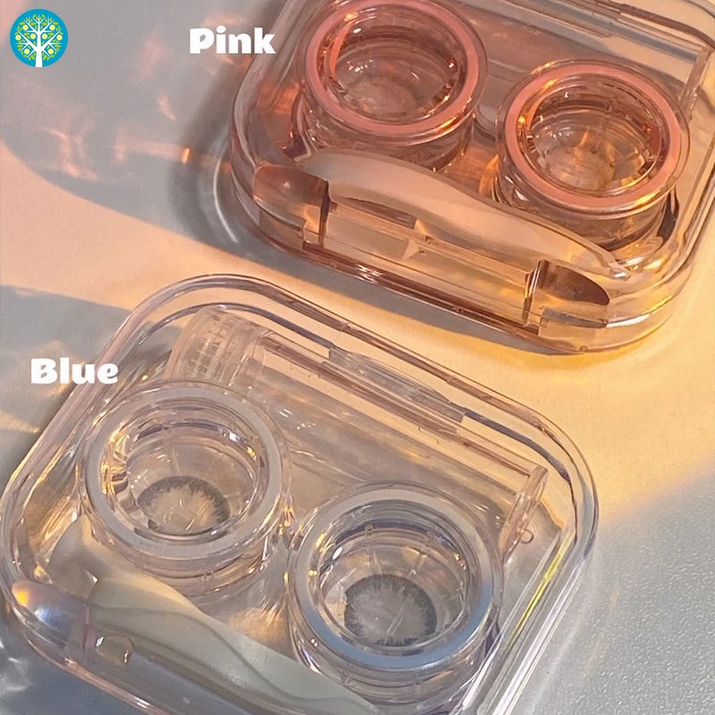 Contact Lens Case No Need to Twist the Cover LeakProof Integrated