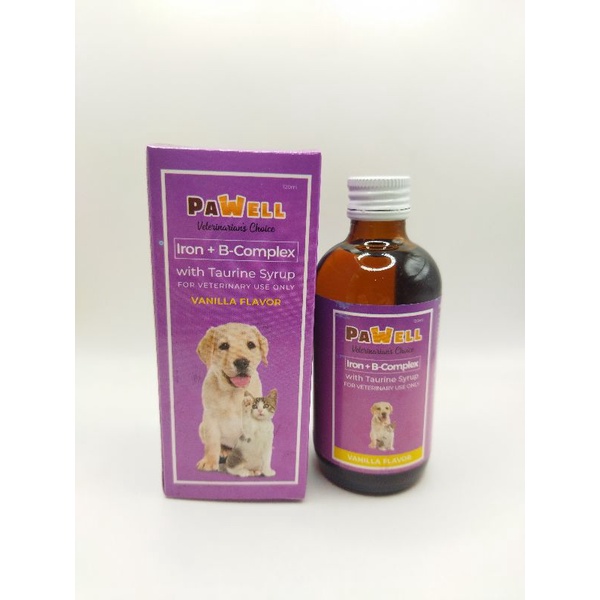 PAWELL Iron + B-Complex With Taurine Syrup 120ml | Shopee Philippines