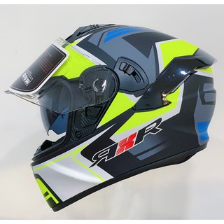 SIZE LARGE！DUAL VISOR HELMET K691A-A4 RXR Full Face Helmet With BPS ...