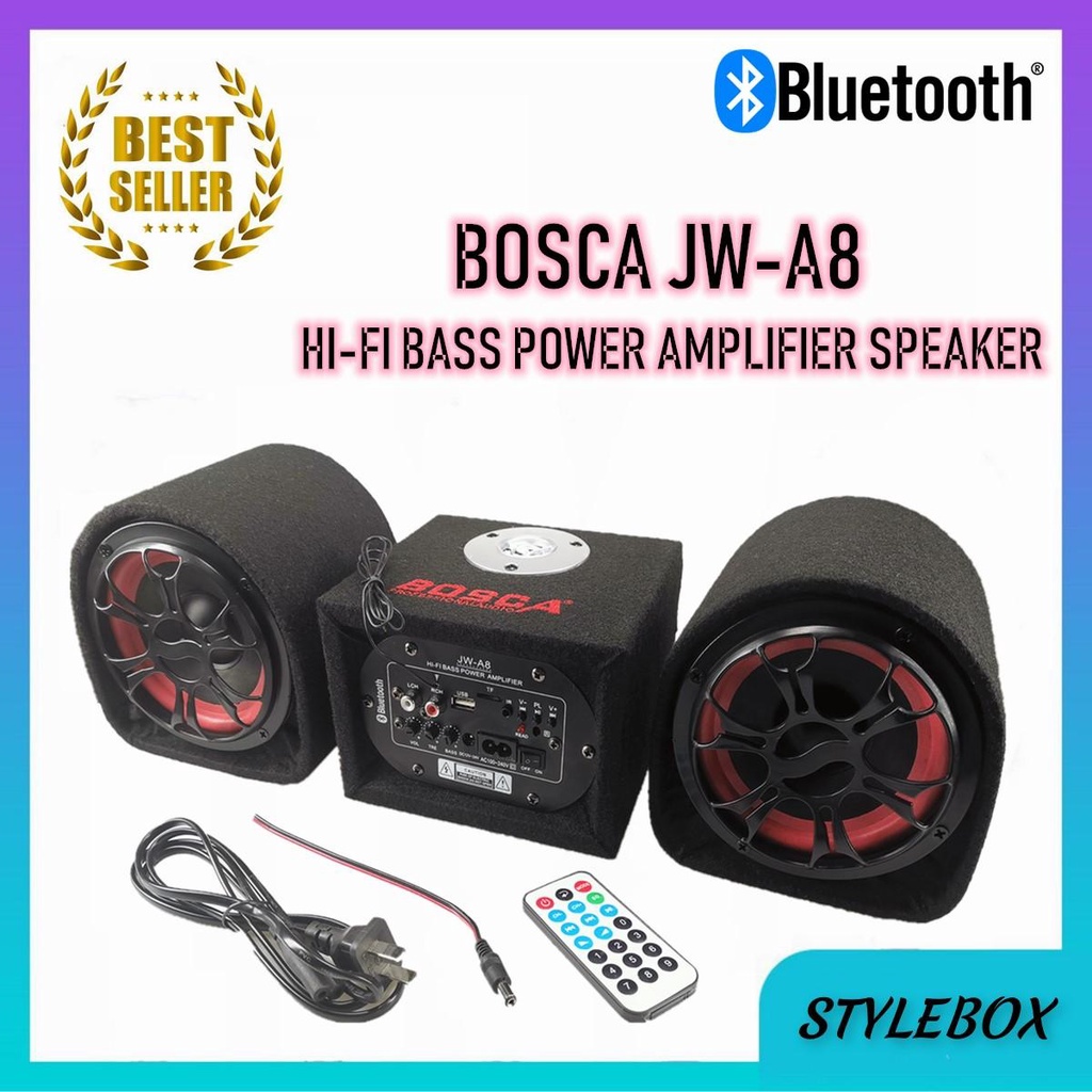 HIFI Bass Power Amplifier with Bluetooth Bosca JWA8 2.1 Shopee