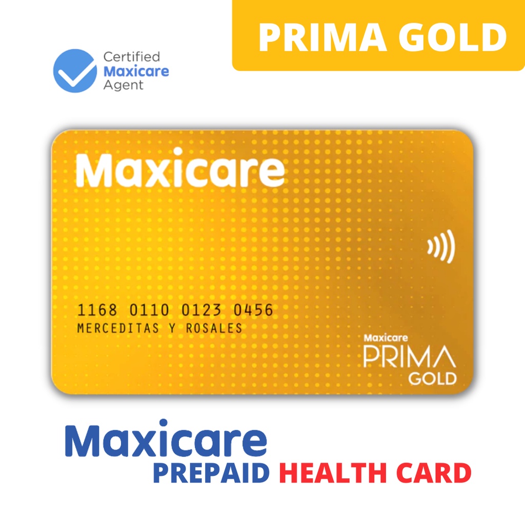 Maxicare Prima Gold / Prepaid Health Card / Prepaid HMO | Shopee ...