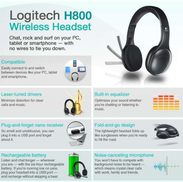 Logitech h800 как подключить по bluetooth