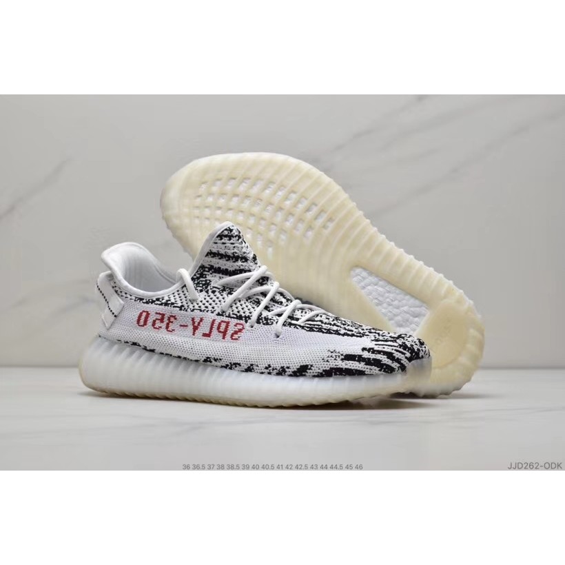 yeezy boost white core black red