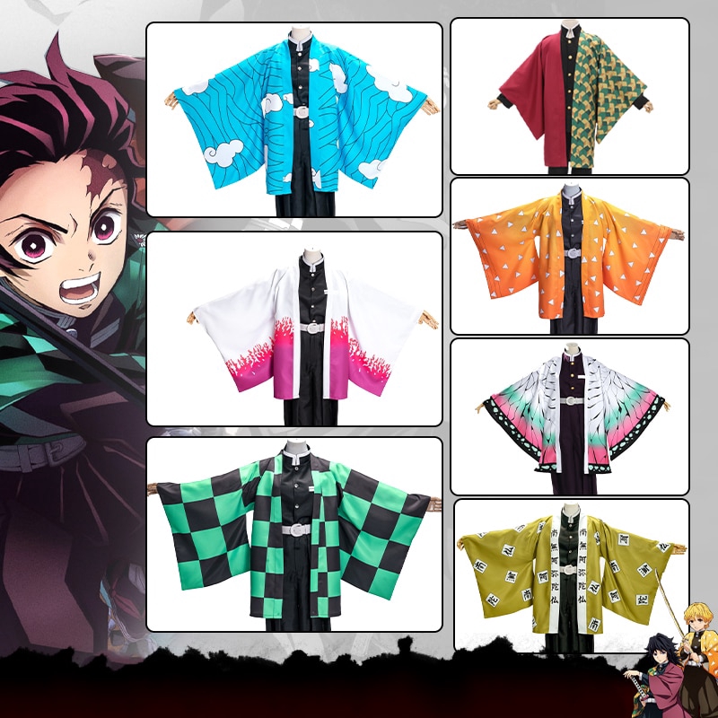 Demon Slayer Kimetsu no Yaiba Himejima Kyoumei Cloak Haori Yukata ...