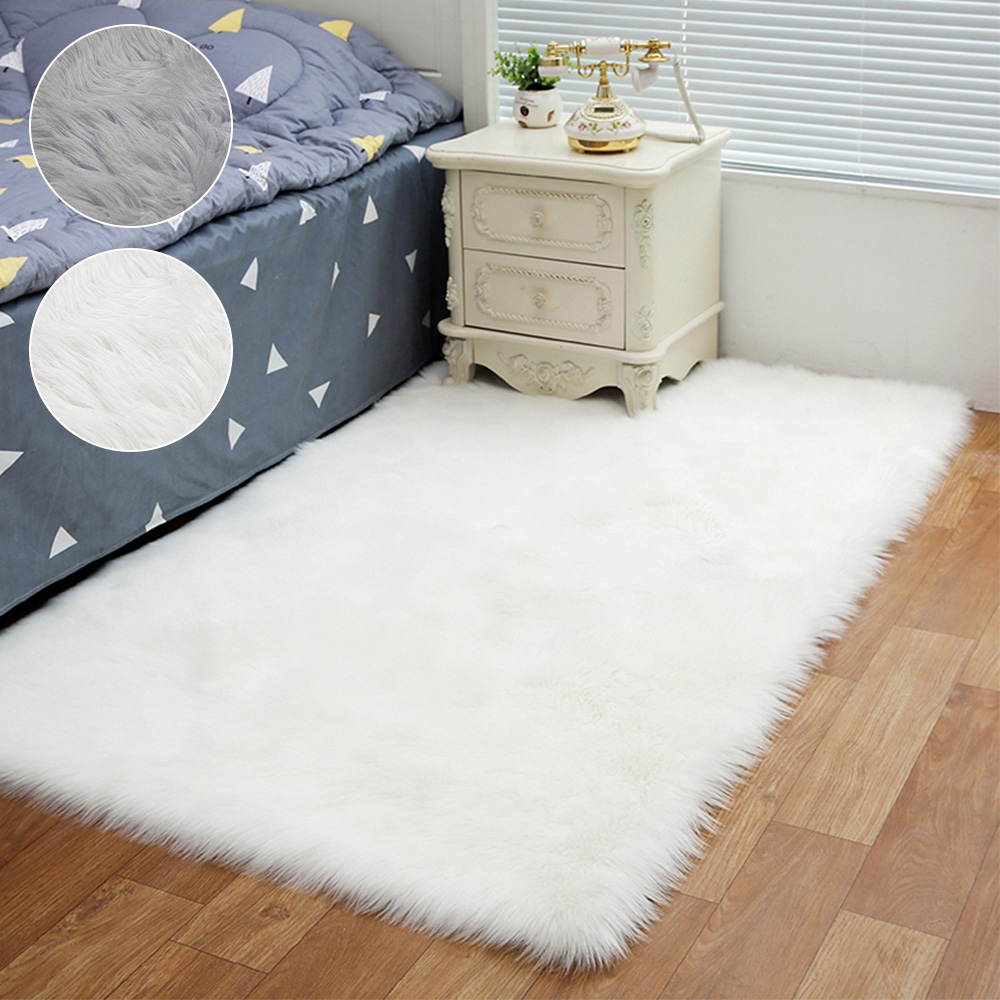 Sheepskin Chair Rug Soft Mat Carpet Seat Shopee Philippines