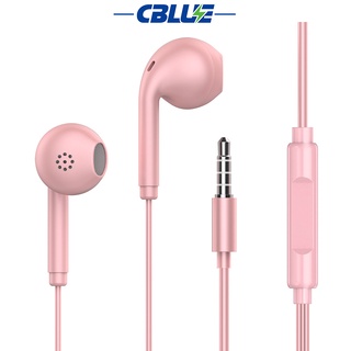 CBLUE F17 Earphone In-Ear Headphone Heavy Bass Wire Control With Microphone Headset For Compatible