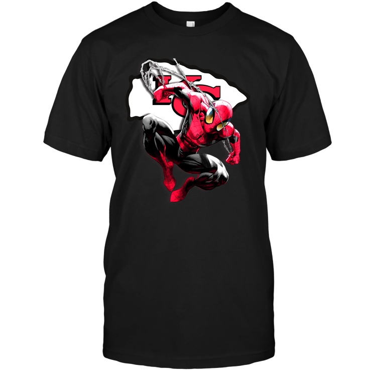 Spiderman: Kansas City Chiefs T Shirt 