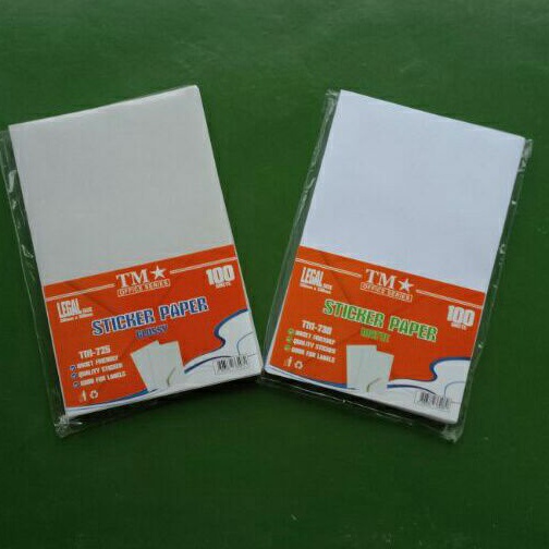 TM Sticker Paper Glossy /Matte A4 ( 100 sheets ) Shopee Philippines