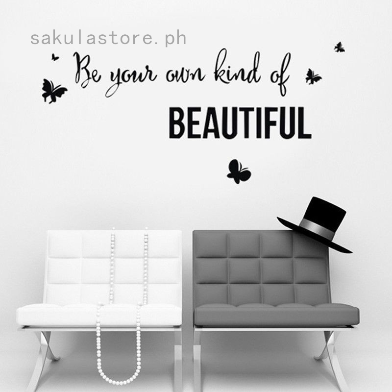 Be your own kind of Beautiful Wall Quotes Bedroom Wall Stickers UK 135