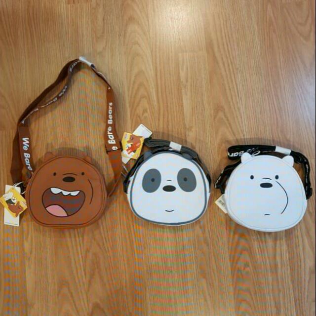 we bare bears sling bag