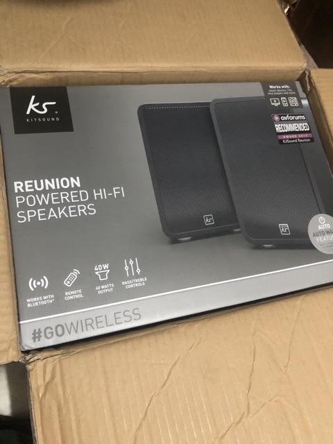 kitsound reunion wireless bookshelf speakers