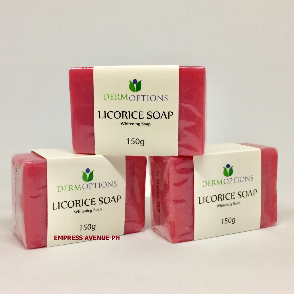 Derm Options Licorice Soap 3pcs 