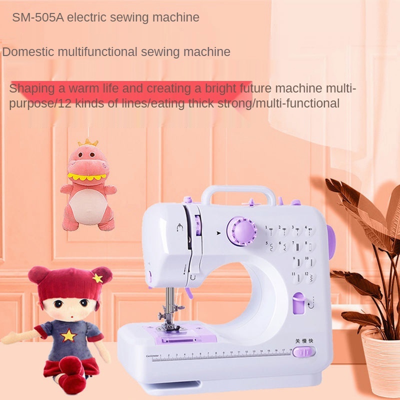 TableTop Sewing Machine12Pin Mini Portable Electric Sewing Machine