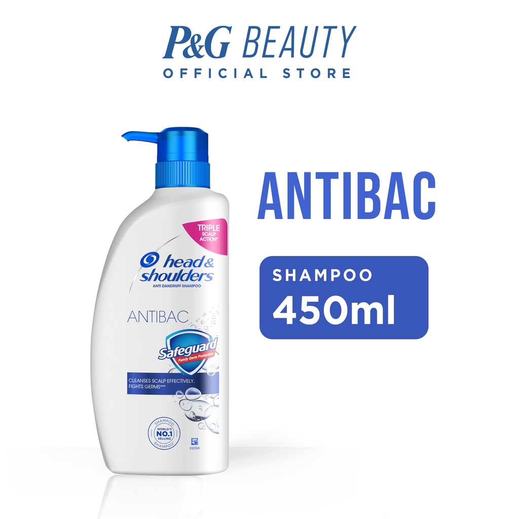 Head & Shoulders Antibac Anti Dandruff Shampoo 450ml | Shopee Philippines