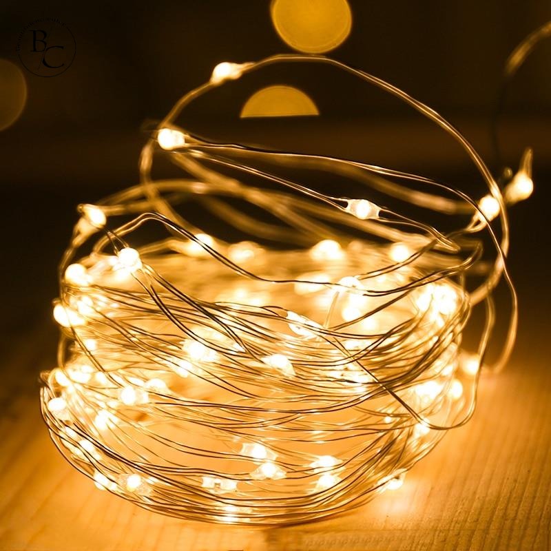 1M 5M 10M Led Fairy Lights / Silver Wire Starry Fairy Lights