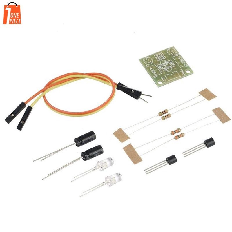 5PCS Simple Flash Circuit DIY Kits Electronic Suite Electronic Production