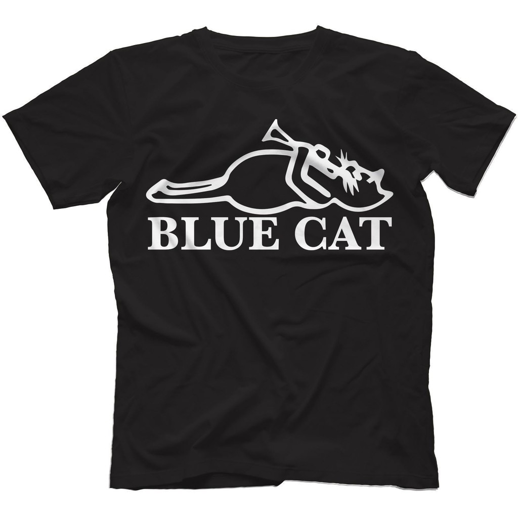 blue cat shirt