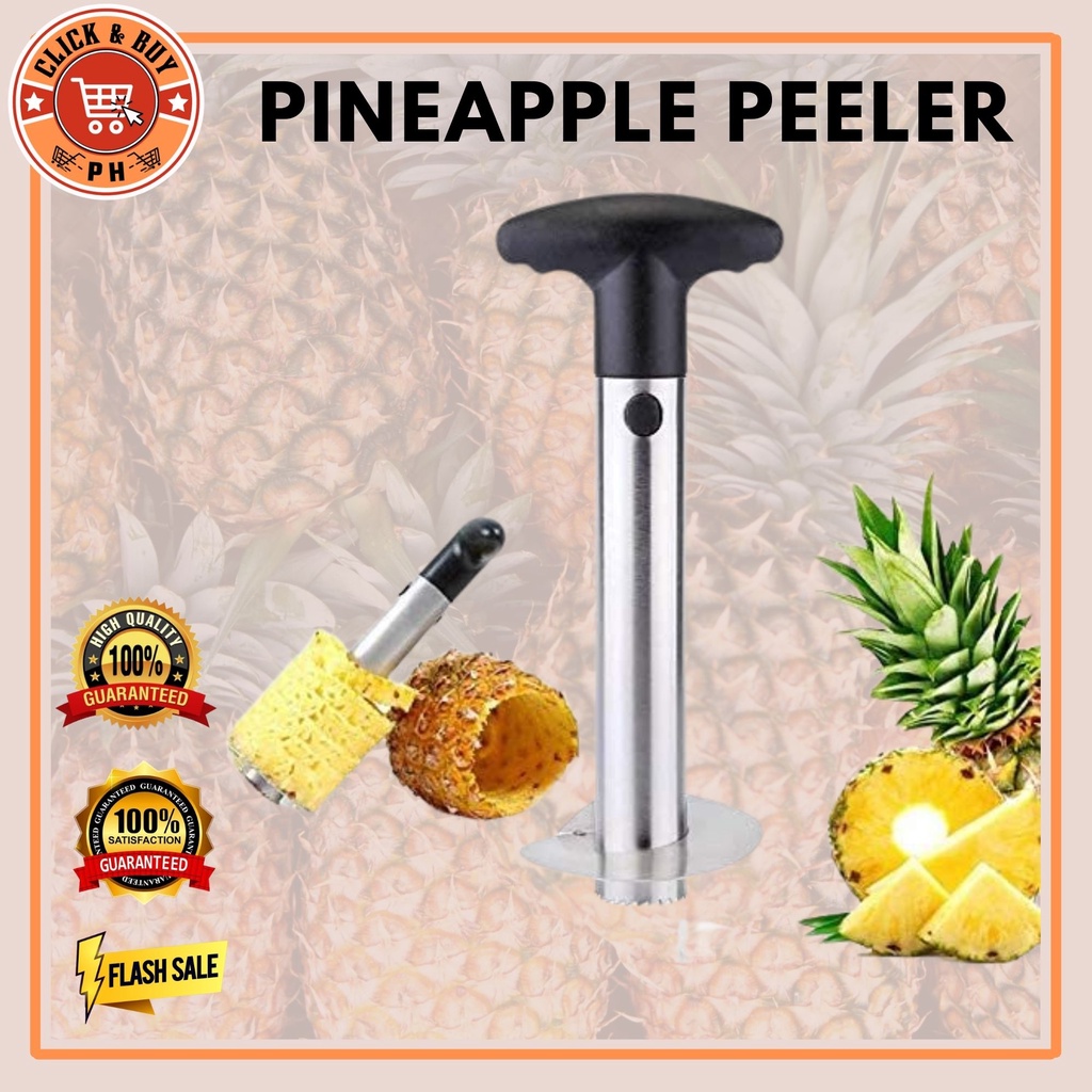 Stainless Steel Pineapple Corer, All In One Tool, Peeler, Slicer And