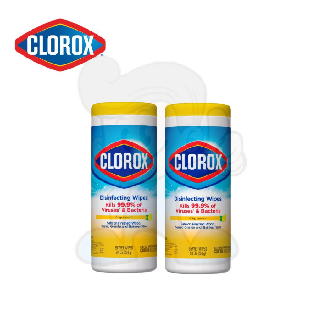 Clorox Disinfecting Wipes Bleach Free Cleaning Wipes Crisp Lemon ( 2