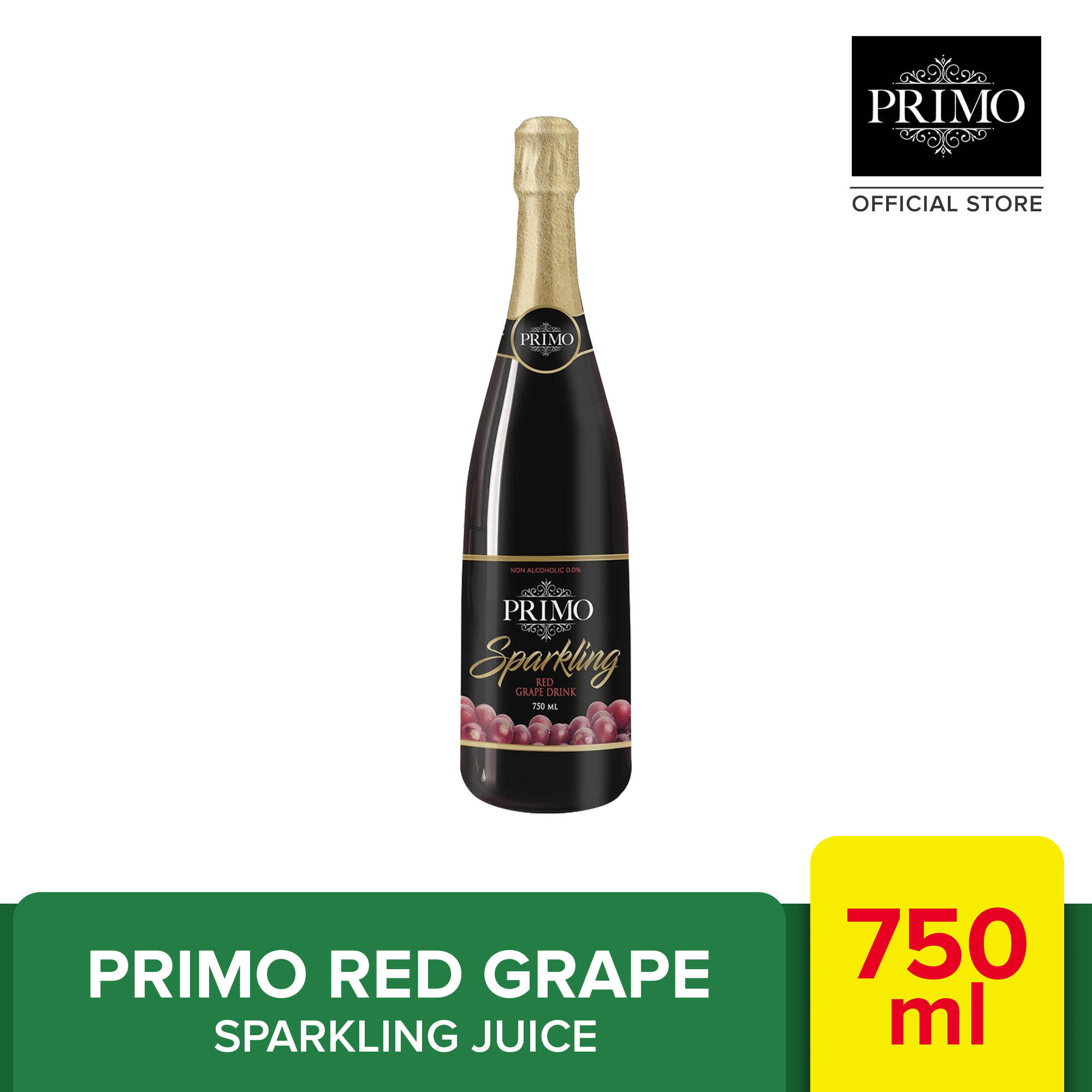 Primo Red Grape Sparkling Juice 750ml Shopee Philippines