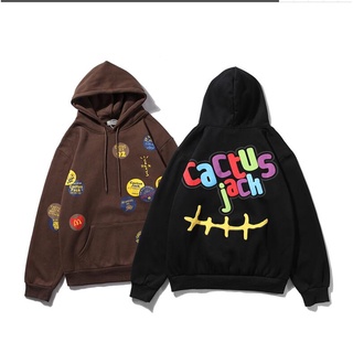 Fashion Travis Scott Cactus McDonald’s co-branded McDonald’s drop2 long-sleeved hooded sweater