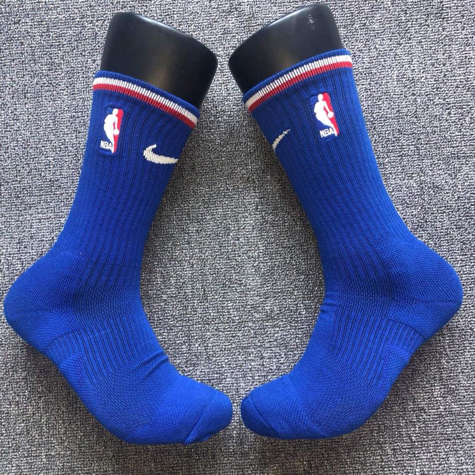 nba socks blue