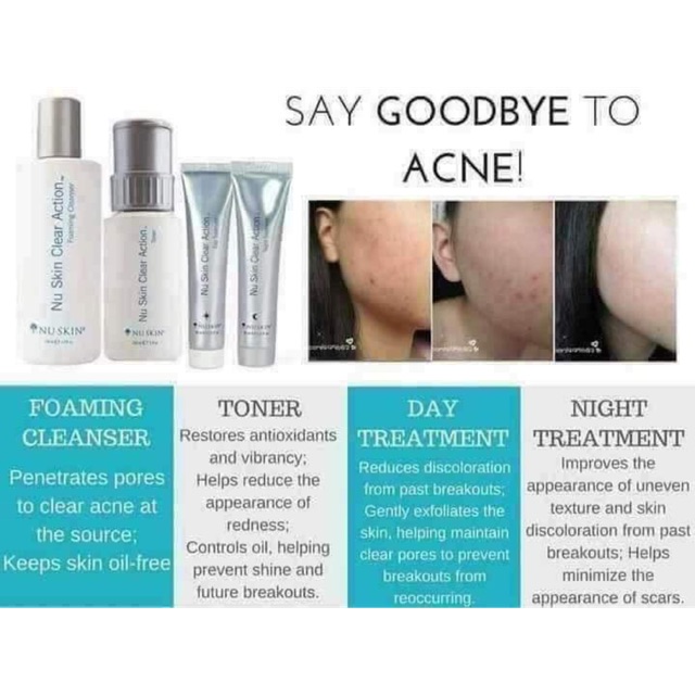 nuskin clear action cleanser