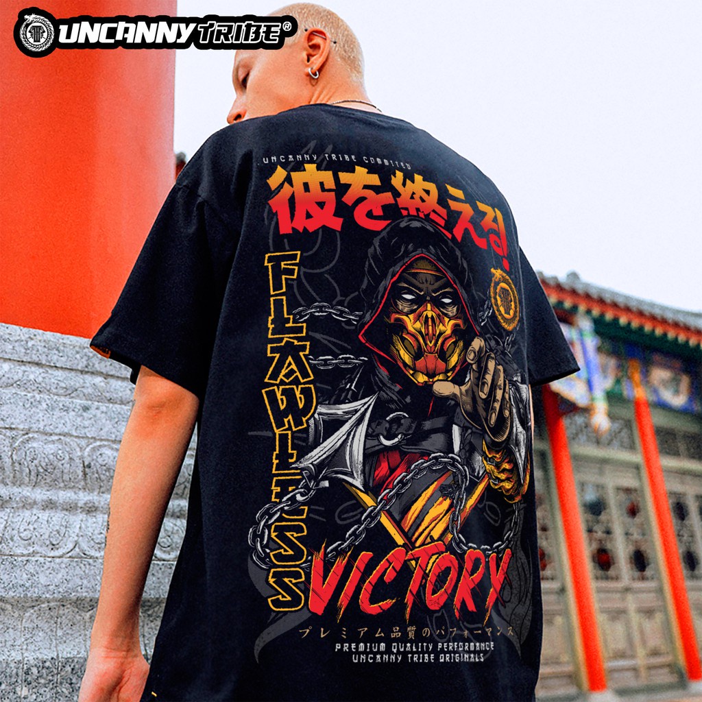 Uncanny Tribe Premium Flawless Victory Unisex Black T Shirt | Shopee ...