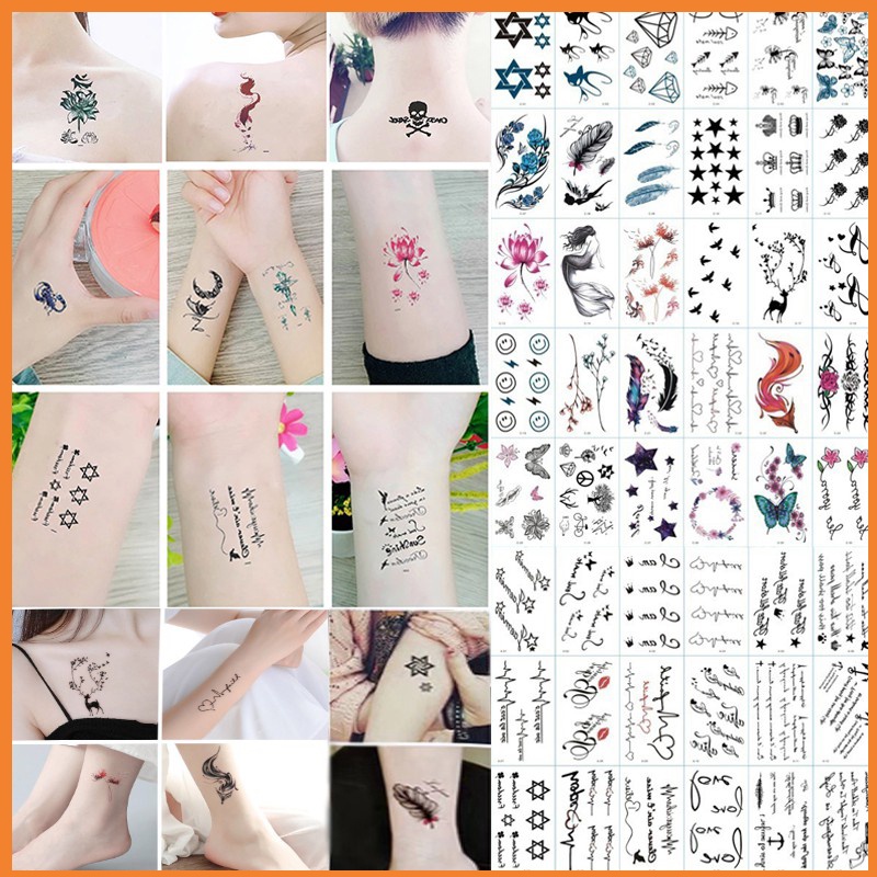 (30pcs)Tattoo Sticker Waterproof and Cute Sticker Fake tattoos,for men ...