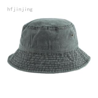 New Hat Depot Denim Washed Cotton Bucket Cap Pure Bonnet Adult Practical Fashion Shopee Philippines - white fashion fisherman cap roblox code