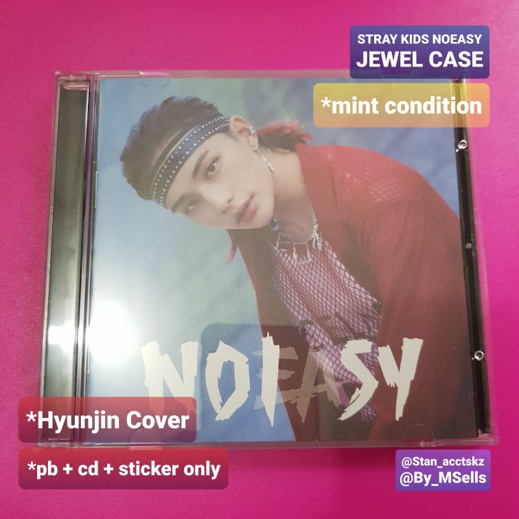[COD] Stray Kids NOEASY Jewel Case Ver. Hyunjin Page/Cover (UNSEALED