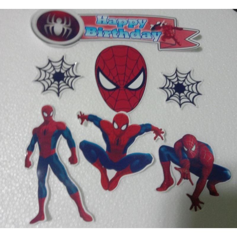 Spiderman cake topper set | Shopee Philippines