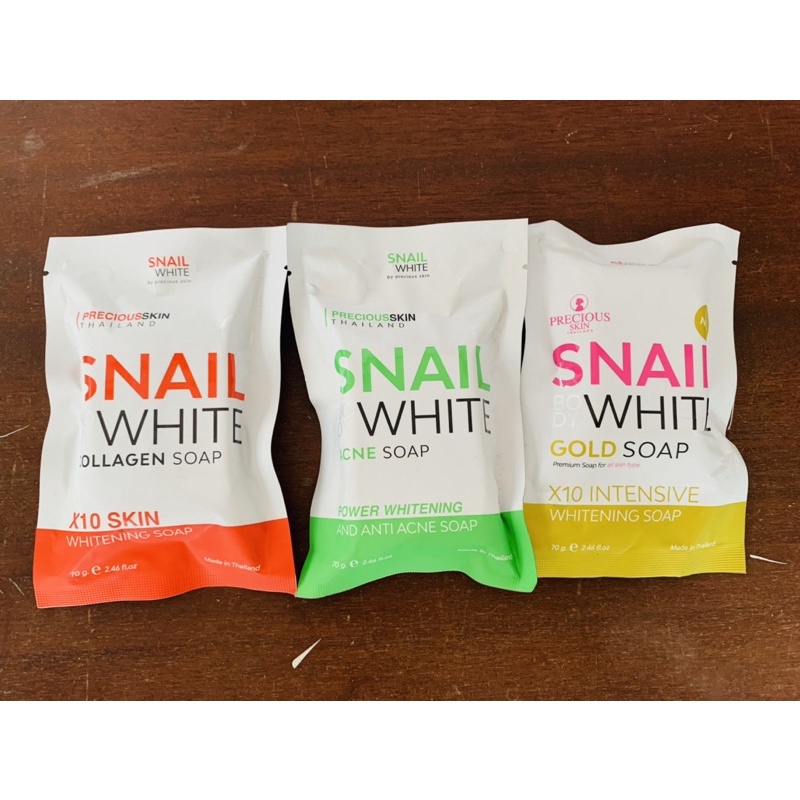 SNAIL WHITE SOAPS (70g) Shopee Philippines