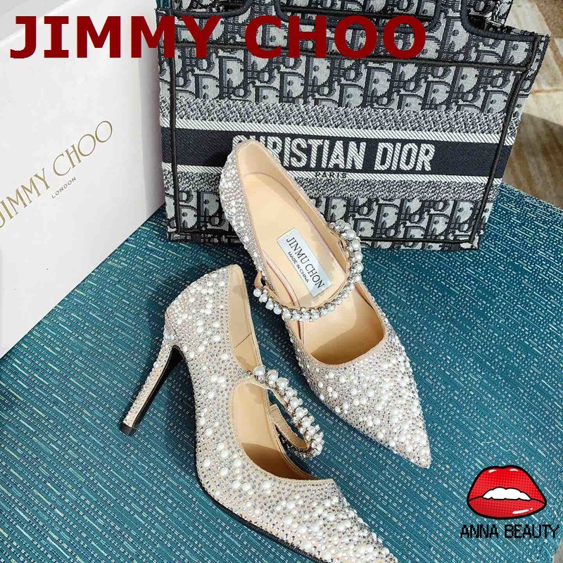 COD Jimmy Choo 2020s Pearl diamond high heels wedding