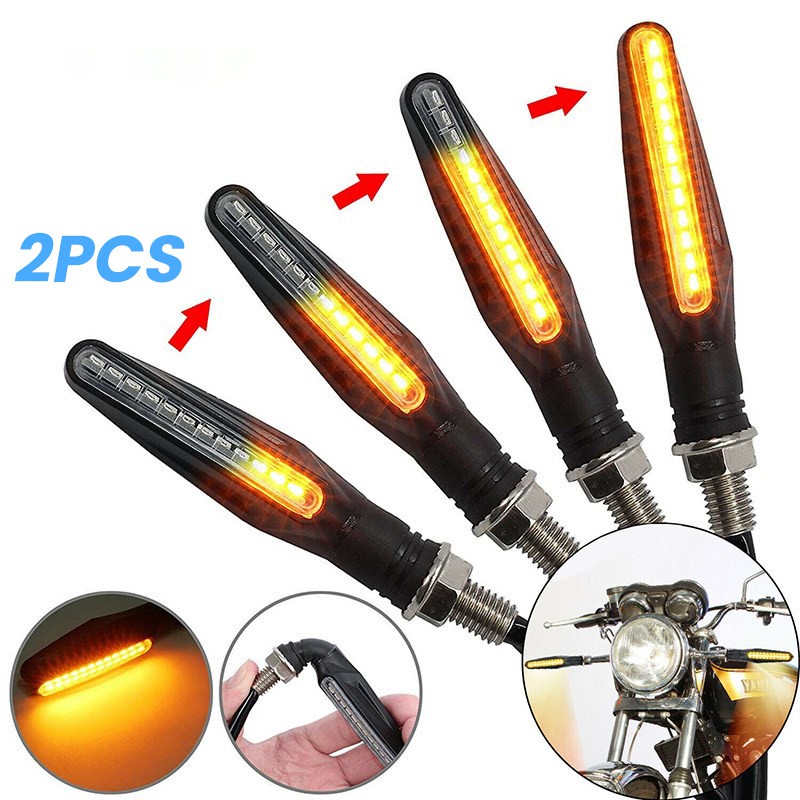 Motorcycl Universal Part Flasher Led Flowing Water Blinker Rear Light ...