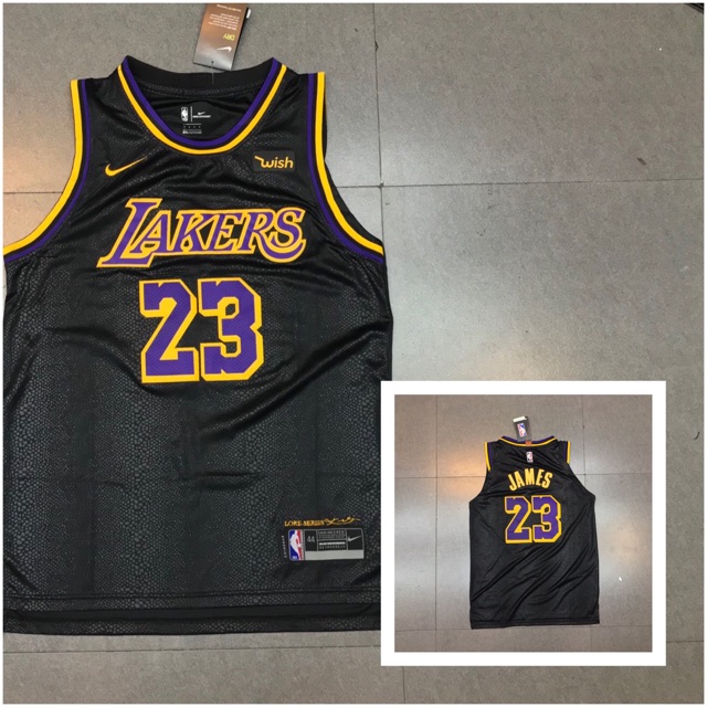 black lebron jersey lakers