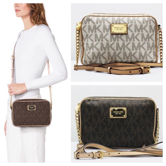 michael kors monogram crossbody