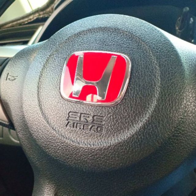 Honda Red H Steering Wheel Emblem | Shopee Philippines