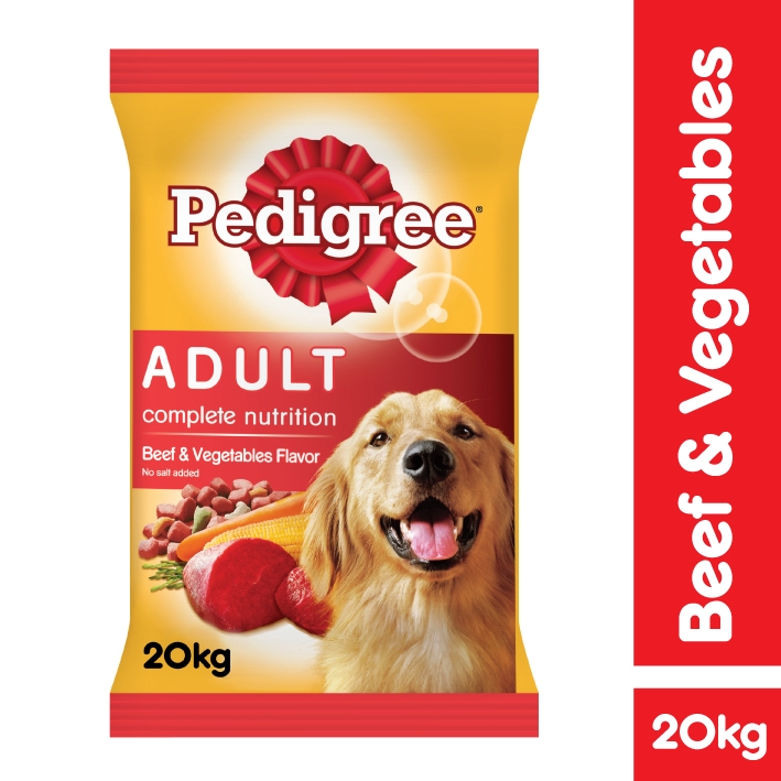 Pedigree Adult Beef \u0026 Vegetables Dry 