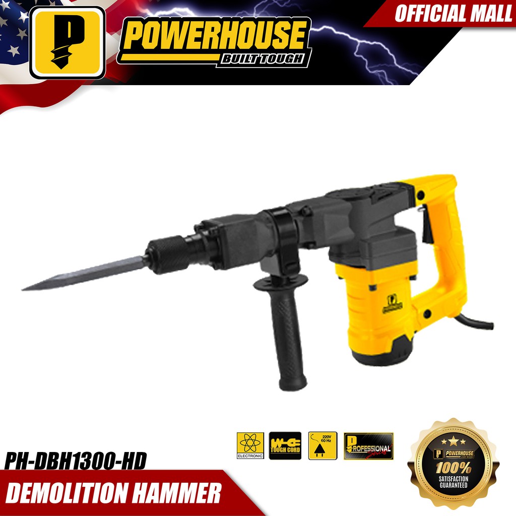 Powerhouse Demolition Hammer SDSMAX 1300W PHDBH1300HD PHPT Shopee
