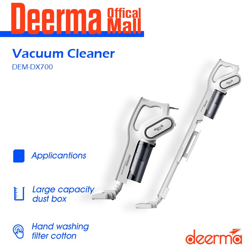 Deerma Dx700 Deerma Dx700s Ultra Quiet Vacuum Cleaner Shopee Philippines