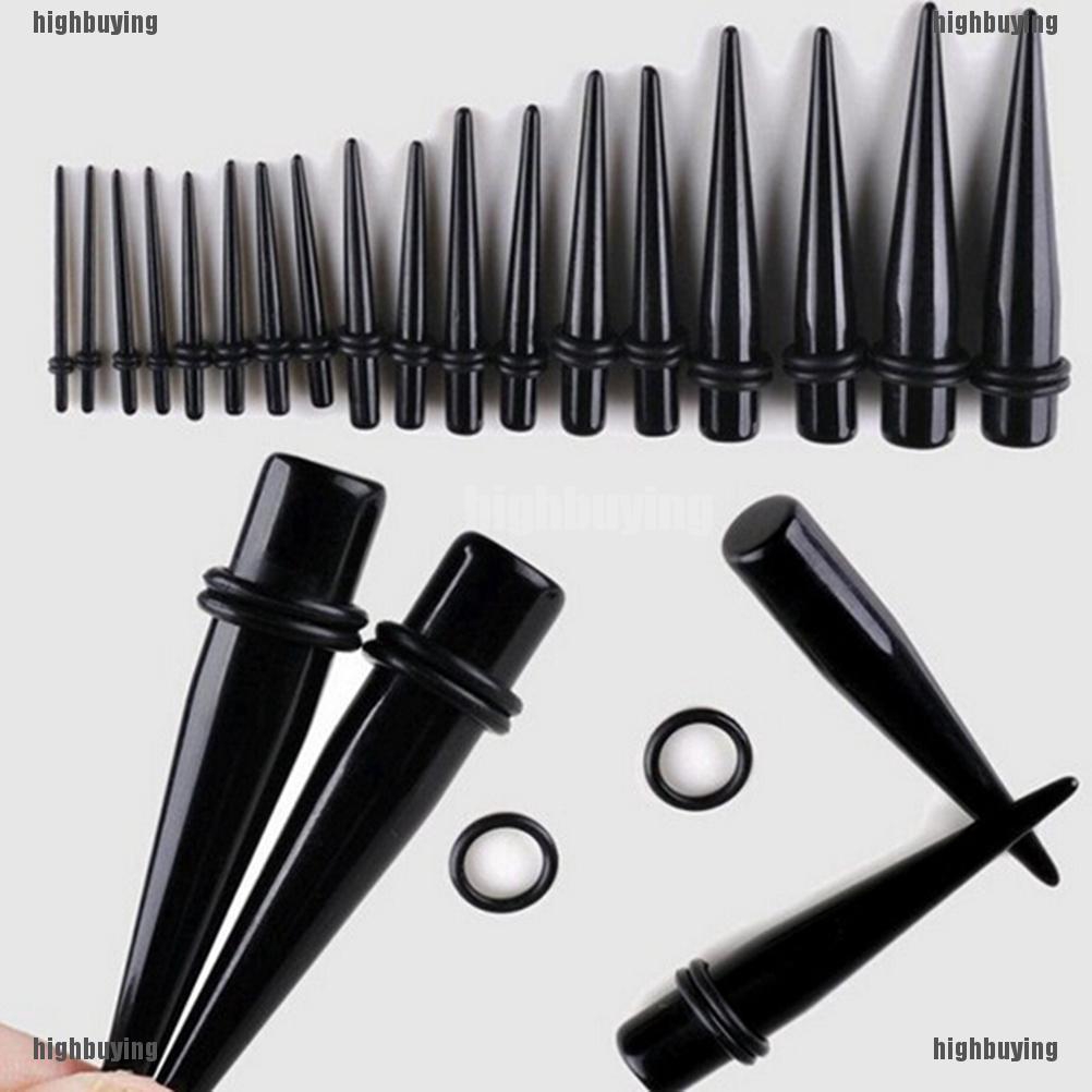 Ear Piercing Stretching Kit Tapers Plug Tunnel Stretcher Shopee