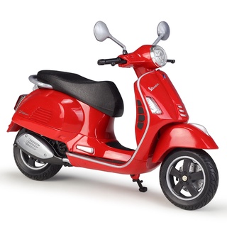 Piaggio Vespa GTS 125CC 5.Serie 2016-19 Motorroller Scooter rot red 1:18 Welly 