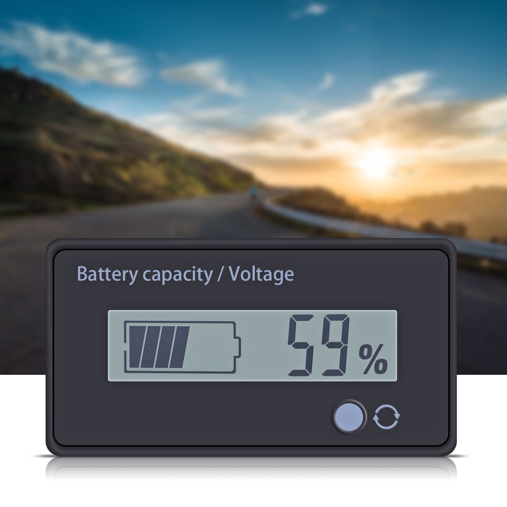 12V Lead Acid Battery Fuel Gauge Voltameter Indicator Meter Shopee