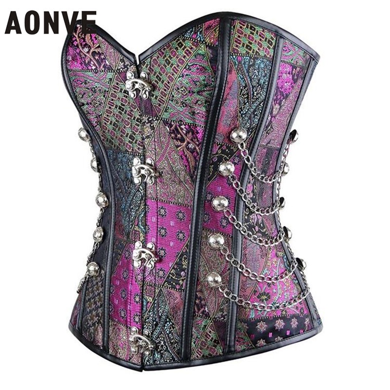 Corset Ig Aonve Gothic Style Sexy Corset Steampunk Corset For Slimming Princess Lingerie Women