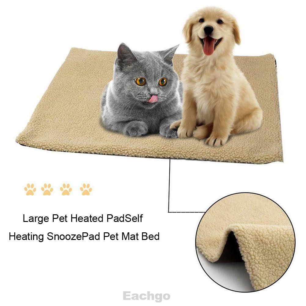 self heating pet bed large