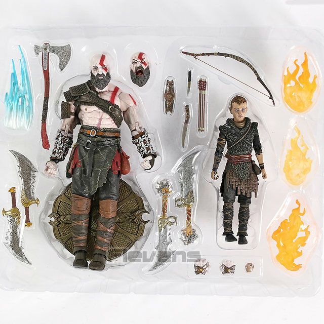 action figure kratos e atreus