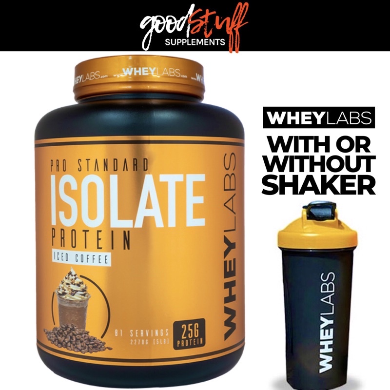 WHEYLABS Wheylabs Pro standard Whey Isolate Protein Powder, 5lbs