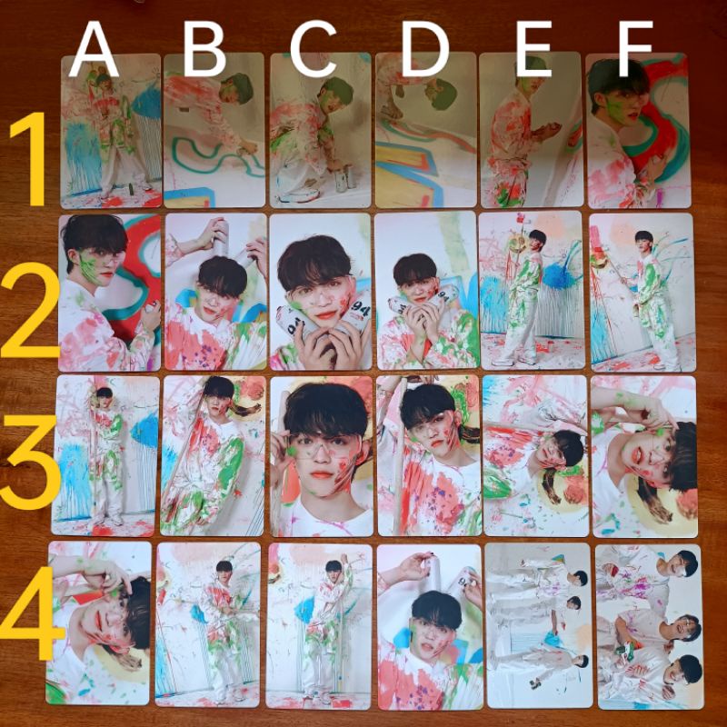 OFFICIAL SEVENTEEN Face The Sun Carat Ver. SCoups NRPC Photocards ...