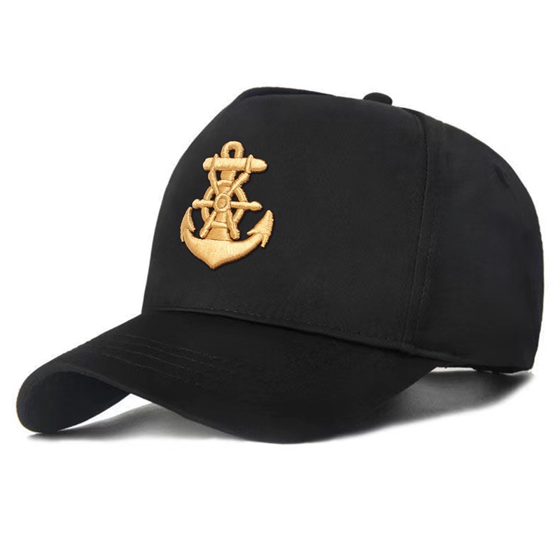 Hip Hop Baseball Caps for Men Women Cotton Anchor Embroidered Dad Hat Cotton Snapback Hip Hop Trucker Hats Outdoor Sun Hats